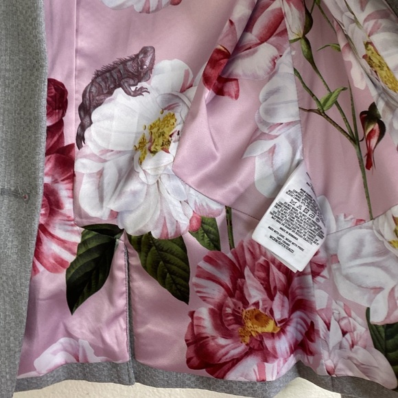 Ted Baker Daizi Gray women's fitted blazer women’s EUC women’s 2 - Picture 4 of 10